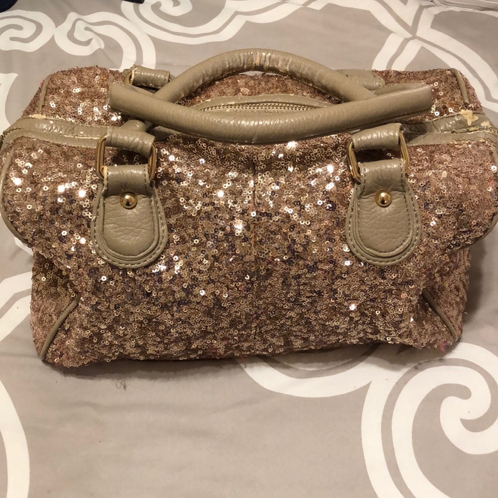 Sparkly Ross Gold Purse